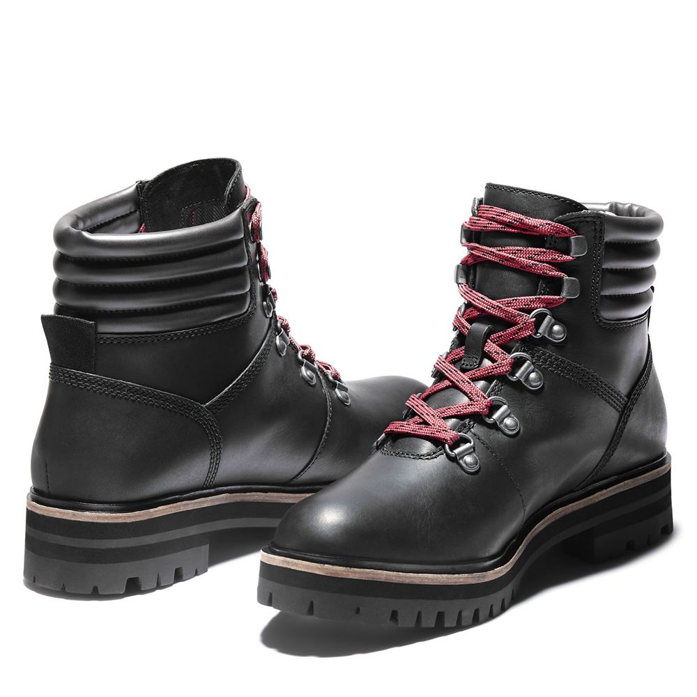 Botas Con Cordones Timberland Argentina Mujer - London Square - Negras - RTYWSF-239